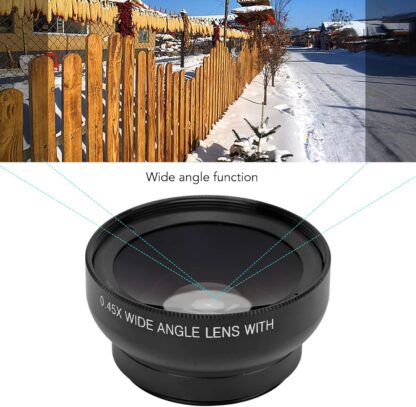 6553 Camera Lens External Phone Lens Phone Camera Lens 0.45X Universal Ultra Wide Angle 12.5X Beauty Function External Lens Camera Accessories for Take Pictures, most Android Smartphone - Image 7