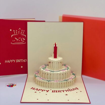 3D Paper Wish Card High Quality Paper Card All Design Card Good Wishing Card  (Birthday , Valentine , love , Christmas Card) (1Pc ) - Image 7