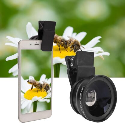 6553 Camera Lens External Phone Lens Phone Camera Lens 0.45X Universal Ultra Wide Angle 12.5X Beauty Function External Lens Camera Accessories for Take Pictures, most Android Smartphone - Image 4