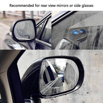 7552 Anti Fog Anti Scratch Interior Rearview Car Mirror Film Waterproof HD Clear Protective Sticker Film for Safe Driving, Car Mirrors, Side Windows - Image 5