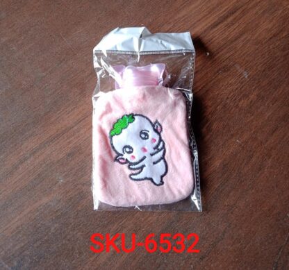 6532 Pink Cartoon small Hot Water Bag with Cover for Pain Relief, Neck, Shoulder Pain and Hand, Feet Warmer, Menstrual Cramps. - Image 8