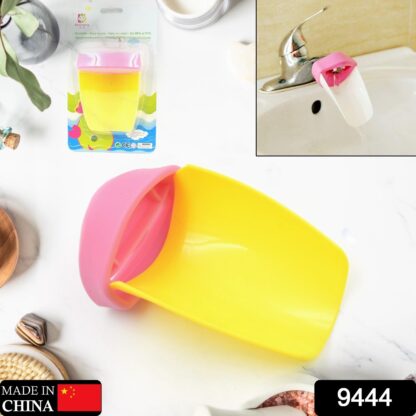 Faucet Extender | Easy Use for Hand Washing for Kids, Toddlers, Babies and Children |  Silicone Sink  Handle Extender | Fun Hand-Washing Solution | Cute Duck Mouth Design Wash Helper Bathroom Sink for Babies and Children (1 Pc) - Image 2