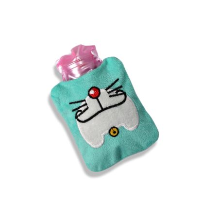 Doremon Cartoon Small Hot Water Bag with Cover for Pain Relief - Image 7