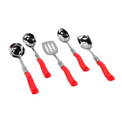 2935 Stainless Steel Serving Spoon Set 5 pcs. - Image 4