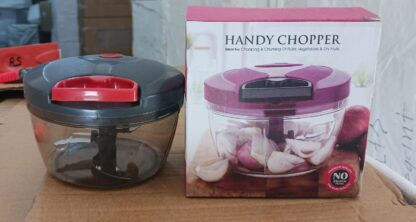 5959 Handy Mini Plastic Vegetable Chopper Cutter, Onion Chopper Vegetables for Kitchen Accessories with 3 Blades - Image 10