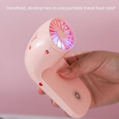 4814 Portable Mobile Phone Holder Fan  Personal Fan Multi- Function Fan Handheld Charging Fan (Battery Not Include) - Image 6