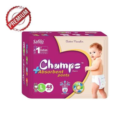 Premium Champs High Absorbent Pant Style Diaper Small, Medium and Large Size Diaper - Image 11