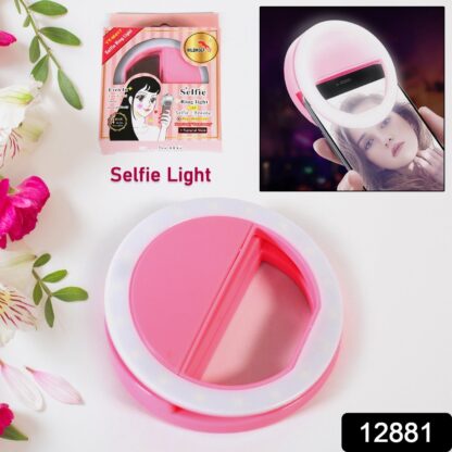 12881 Phone Selfie Light Selfie Ring Light Selfie Light for Smartphone Selfie Light for Phone Battery Operated Selfie Ring Light (Battery Not Included) - Image 2