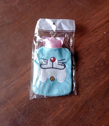 Doremon Cartoon Small Hot Water Bag with Cover for Pain Relief - Image 8