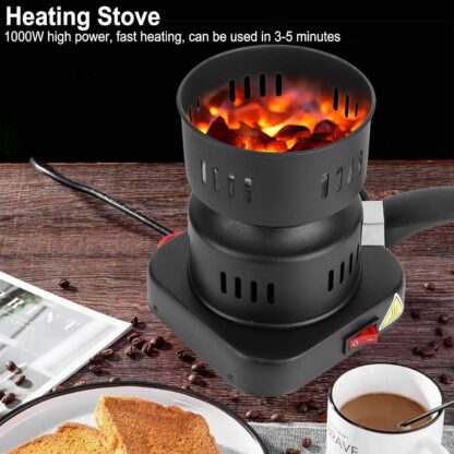 5815 Heating Stove, Tubular Heating Stove Hot Plate Stove,  Heat‑Resistant Coating for Home, Camping Cooking, Mini Electric Tea Coffee Heater - Image 3