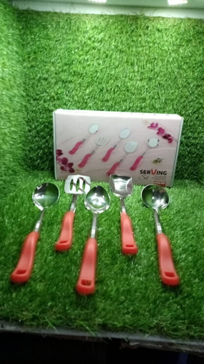 2935 Stainless Steel Serving Spoon Set 5 pcs. - Image 8