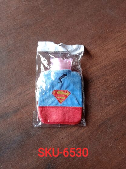 6530 Superman Print small Hot Water Bag with Cover for Pain Relief, Neck, Shoulder Pain and Hand, Feet Warmer, Menstrual Cramps. - Image 8