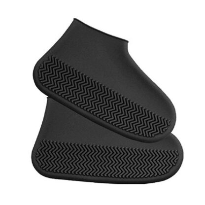 Non-Slip Silicone Rain Reusable Anti skid Waterproof Fordable Boot Shoe Cover ( Large ) - Image 4