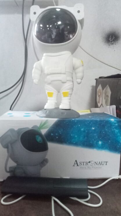 4530 Robot Sky Space Stars Light Astronaut Galaxy Projector, Night lamp, Bedroom, Kids, Projector, Remote Control, Star Projector Will Take Children's to Explore The Vast Starry Sky for Adults, raksha bandhan, Diwali Gift - Image 9