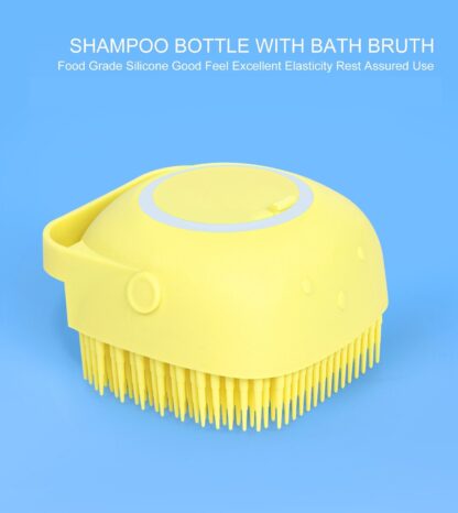 1348B SILICONE MASSAGE BATH BODY BRUSH WITH SHAMPOO DISPENSER - Image 7