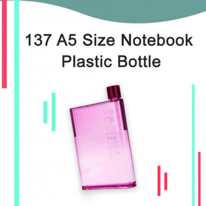 0137 A5 Size Notebook Plastic Bottle (Any Color) - Image 5