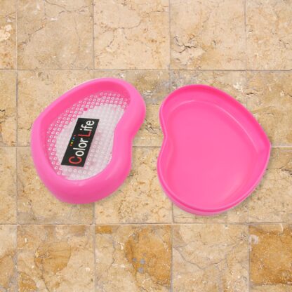 Bathroom Accessories Plastic Soap Case / Soap Dish / Soap Stand, Plastic Soap Case Soap Holder Soap Dish For Bathroom Kitchen Sink (Oval / Heart Shape Soap case / 1 pc ) - Image 5