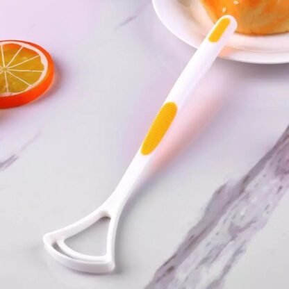 1235 New Hot Away Hand Scraper Fashion Tongue Cleaner Brush with Silica Handle - Image 3