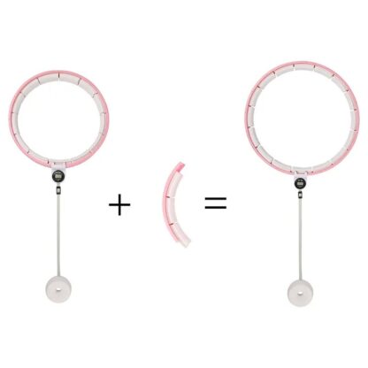 Fitness Adjustable Detachable Fitness Hula Hoop Ring Smart Round Count & Weight Loss Gym Equipment Exercise Smart Hula Hoops - Image 14