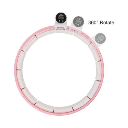 Fitness Adjustable Detachable Fitness Hula Hoop Ring Smart Round Count & Weight Loss Gym Equipment Exercise Smart Hula Hoops - Image 15