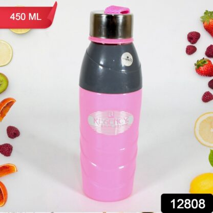 Plastic Sports Insulated Water Bottle with Dori Easy to Carry High Quality Water Bottle, BPA-Free & Leak-Proof! For Kids' School, For Fridge, Office, Sports, School, Gym, Yoga (1 Pc / Multi Color) - Image 2