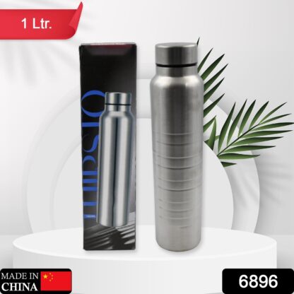 6896 Unbreakable Stainless Steel Leak Proof Fridge Water Bottle, Cold &  Hot Thermosteel Bottle| Leak Proof | Office Bottle | Gym | Home | Kitchen | Hiking | Trekking | Travel Bottle (1000 ml) - Image 2