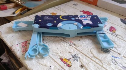 0052 Multifunctional Pencil Box for Kids, Space Pencil Box For Boys, Kids Pencil Box for Boys & Girls, Magnetic Pencil Box for Boys, Pop up Pencil Box, Space Theme Return Gifts for Kids (Space Pencil Box) - Image 8