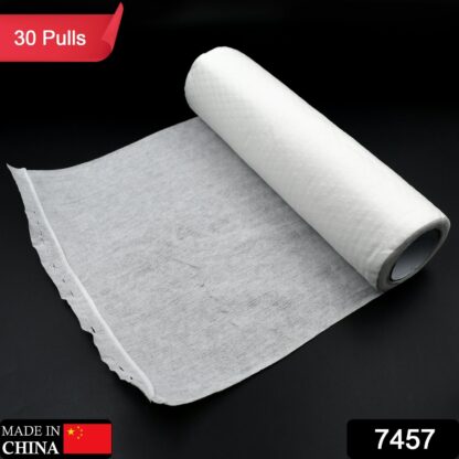 7457 Kitchen Printed Tissue Roll Non-stick Oil Absorbing Paper Roll Kitchen Special Paper Towel Wipe Paper Dish Cloth Cleaning Cloth 30 sheets - Image 2