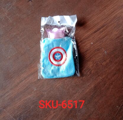 6517 Captain America's Shield small Hot Water Bag with Cover for Pain Relief, Neck, Shoulder Pain and Hand, Feet Warmer, Menstrual Cramps. - Image 8