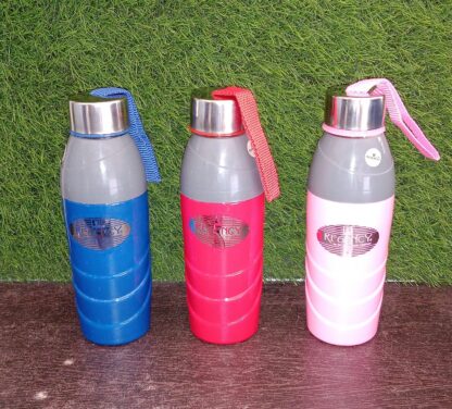 Plastic Sports Insulated Water Bottle with Dori Easy to Carry High Quality Water Bottle, BPA-Free & Leak-Proof! For Kids' School, For Fridge, Office, Sports, School, Gym, Yoga (1 Pc / Multi Color) - Image 13