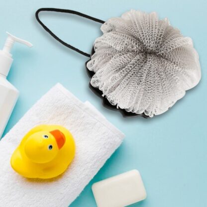 Shower Tool Duo 2-1 Shower Loofah Sponge and Exfoliating Body Scrubber for Showering, Easy to Clean, Easy to Dry, With Dori Easy to Hanging, Easy to Grip - Image 6