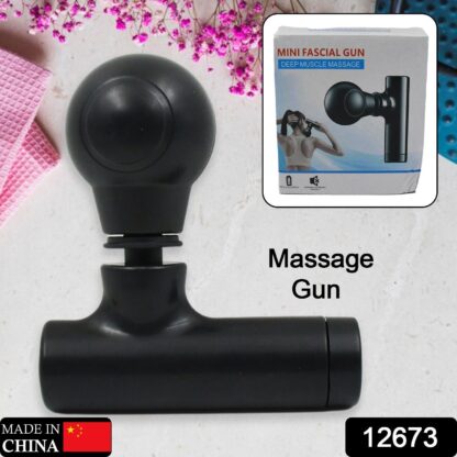 12673 Black Mini Pocket Size Vibrator, Full Body Massager, Cordless One Button Operation for Body Pain & Relaxation - Image 2