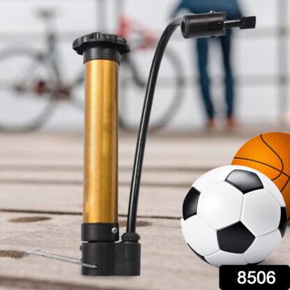 8506 Hand Air Ball Pump, Metal Portable High Pressure Air Pump Mini Basketball Inflator for Balls, Basketball, Soccer, Volleyball, Football, Inflatable and More - Image 2