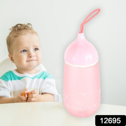 12695 Unique Shape Premium Plastic water bottle With Dori Easy to Carry leakproof BPA-free, water Plastic water bottle for children, Home, School (1 Pc / 550 ML) - Image 2