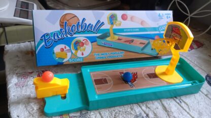 17689 Mini Table Top Finger Basketball Game for Kids - Desktop Game for Kids & Adults, Basketball Finger Bowling Game, Fun Indoor Finger Bowling Game for Boys & Girls, Family Board Game - Image 7