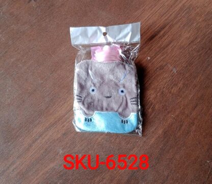 6528 Grey Cat Print small Hot Water Bag with Cover for Pain Relief, Neck, Shoulder Pain and Hand, Feet Warmer, Menstrual Cramps. - Image 8