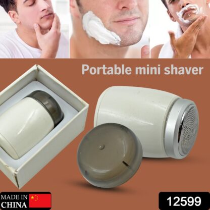 12599 Mini Electric Shavers for Men, Pocket Shaver, Portable Shaver Head, Mini Shaver Professional Shaver Hair Cleaning Shave Head Shaving Machine Long Battery Life for Indoor and Outdoor Use Gift for Boyfriend Father - Image 2