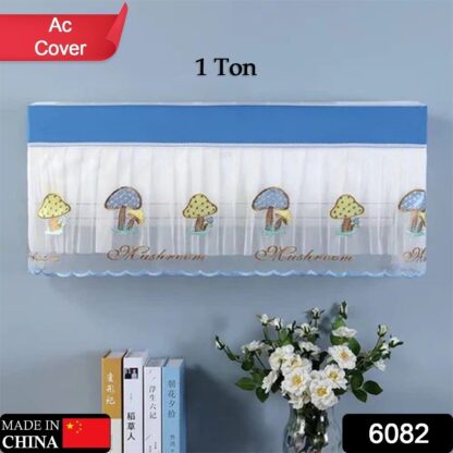 Ac Cover Air Conditioning Dust Cover Folding Designer Ac Cover For Indoor Split Cover Washable Foldable Dustproof Cover  ( approx 1 Ton / Mix Design / 1 Pc) (ac curtain) - Image 2