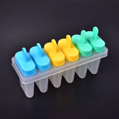 Ice Candy Maker Upgrade Popsicle Molds Sets 6 Ice Pop Makers Reusable Ice Lolly Cream Mold Home-Made Popsicles Mould with Stick - Image 6