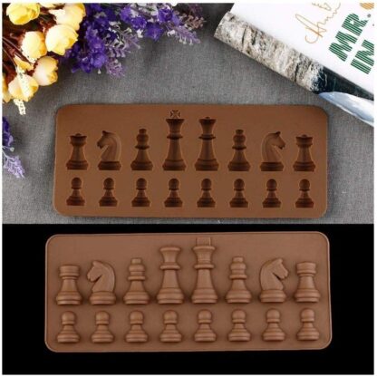 Silicone Chocolate Mould Chess Shape (1 Pc) - Image 7