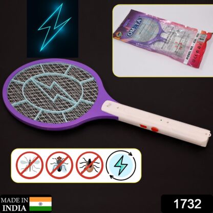 Mosquito Killer Racket Rechargeable Handheld Electric Fly Swatter Mosquito Killer Racket Bat, Electric Insect Killer (Quality Assured) - Image 2