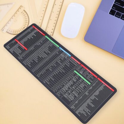 Shortcut Keyboard Mat Mouse Pad Mat Mouse Pads for Desk Quick Key Super Large Anti-slip Keyboard Pad Desk Accessories Desktop Mouse Pad Office Oversized Big Mouse Pad Rubber (80—30 Cm) - Image 5