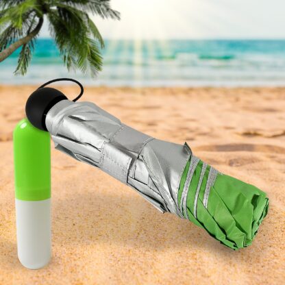 3 Fold Sun Protective Solid Foldable Outdoor Umbrella, Portable Sun, UV Protection Lightweight Rain Umbrella With Umbrella Case For Girls, Women, Men, Boys - Image 6