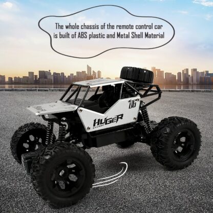 1:18 Scale Rock Crawler Monster RC Truck All Terrain Stunt Racing Car Rechargeable Indoor Outdoor Toy Car - Image 3