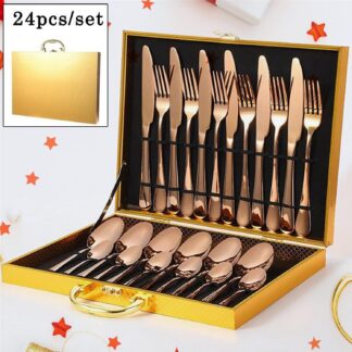 Knife & Spoon Set with Gift Packaging