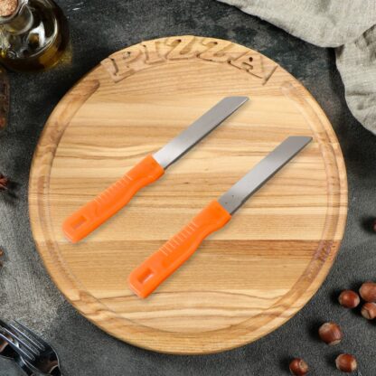 3in1 Multipurpose Stainless Steel Classic Kitchen Knife Set of 3 for Fruits and Vegetable Chopping / Cutting / Peeling, Kitchen Knife / Vegetable Peeler / Plain Knife - Image 5