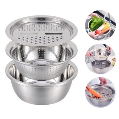 3 in 1 Kitchen Multipurpose Julienne Grater Salad Maker - Image 6