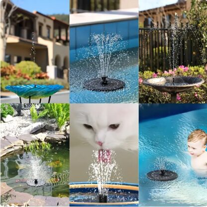 Solar Water Fountain Pump with Multi Spray Modes (1 Set) - Image 6