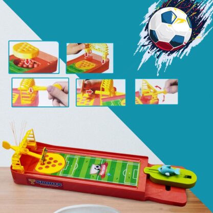 Mini Table Top Finger Football Game for Kids-Desktop Game for Kids & Adults, Fun Indoor Finger Bowling Game for Boys & Girls, Family Board Game - Image 5