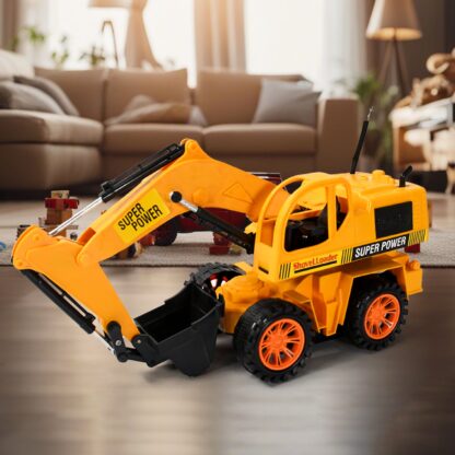 Plastic JCB Construction Toy Remote Control JCB Toys for Kids Boys, Super Power Remote Control JCB Truck Construction Toy (1 Set) - Image 3